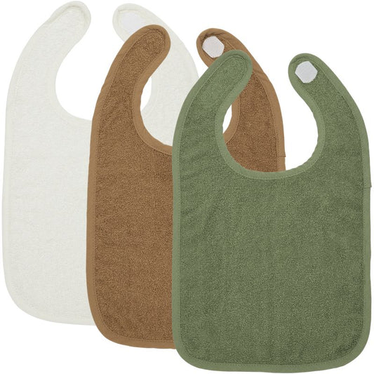 MEYCO - SLAB 3-PACK BADSTOF UNI - OFFWHITE/TOFFEE/FOREST GREEN
