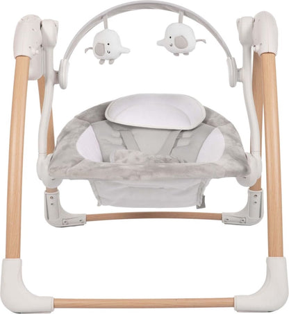 Bo Jungle - Portable Swing Dolphy Wood Pure White