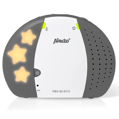 Alecto - Full Eco DECT babyfoon, wit/antraciet