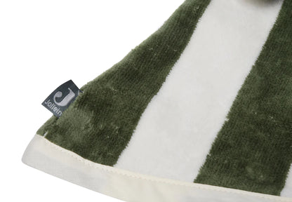 Jollein - Washand Stripe Terry - Leaf Green - GOTS