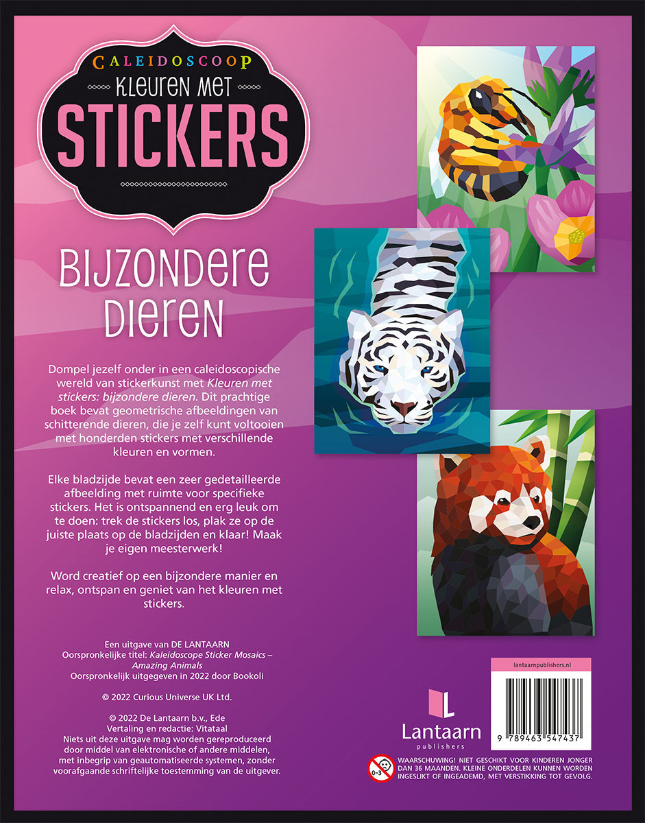 Kleuren Met Stickers - Bijzondere Dieren