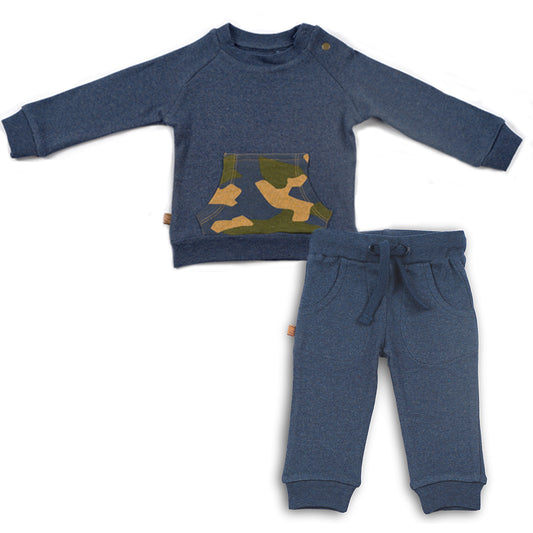 Frogs & Dogs - Jogging Suite - Navy