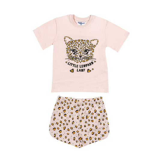 Fun 2 Wear - Shortama Leopard Licht Roze