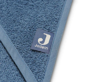 Jollein - Badcape badstof 75x75cm Jeans Blue