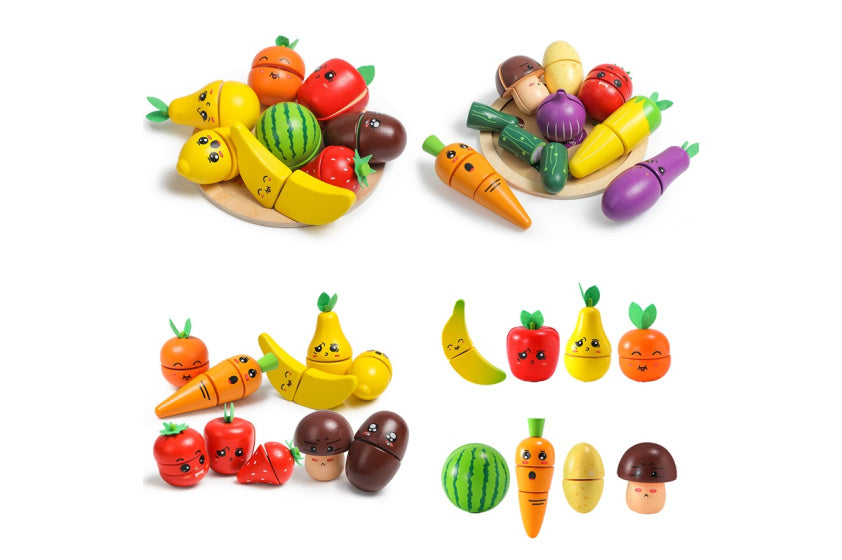 Dorjee Speelgoed Snijset Hout Groente En Fruit