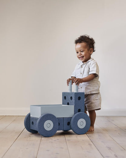 MODU - Activity Toy - Baby Walker Loopauto Set Deep Blue / Sky Blue
