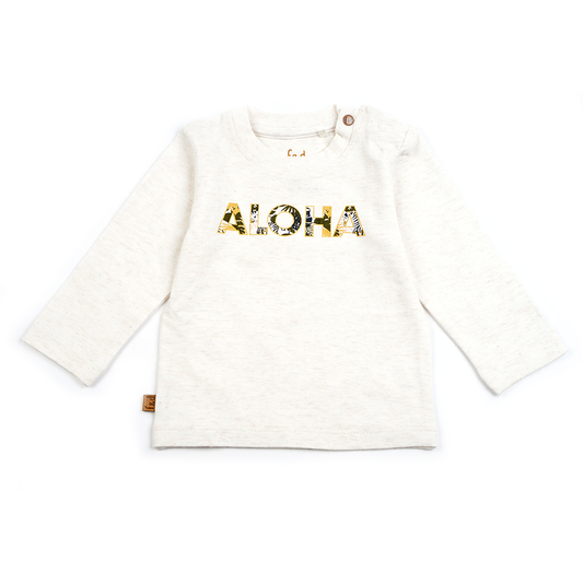 Frogs & Dogs - shirt Aloha - Off white