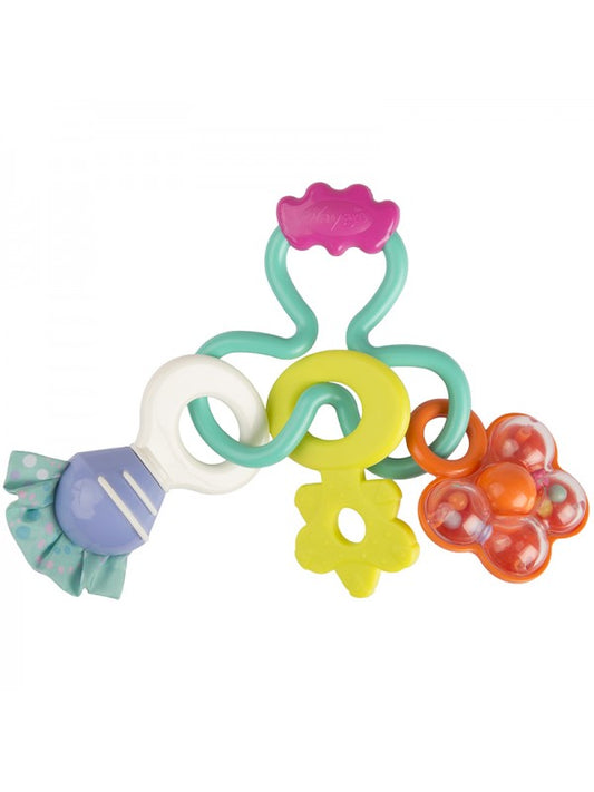 PLAYGRO - TWIRLY WHIRLY RATTLE - NEW COLOUR