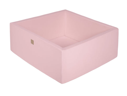 Vierkante Ballenbak zonder ballen - 90x90x40 cm - Roze