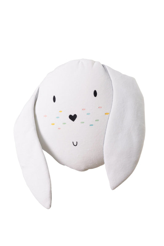 Toy Cushion Bunny White