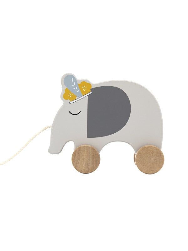 TRYCO - WOODEN PULL-ALONG TOY - ELEPHANT